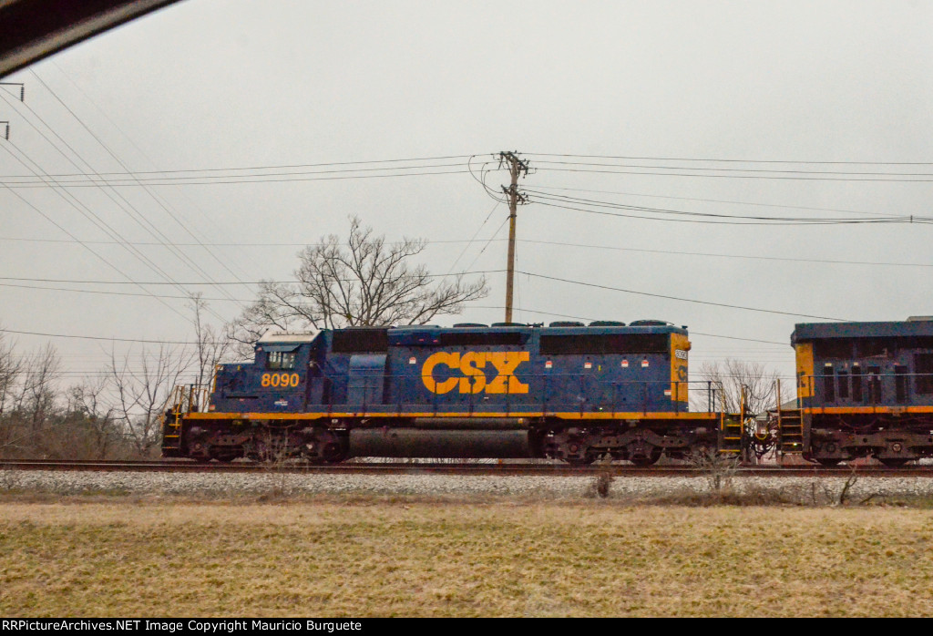 CSX SD40-2 Locomotive